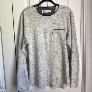 Levi’s Heather Grey Long Sleeve Shirt